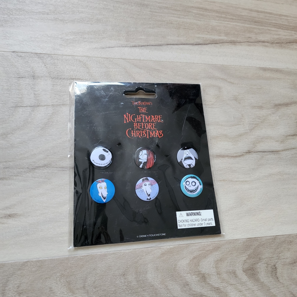 The Nightmare Before Christmas Button Set